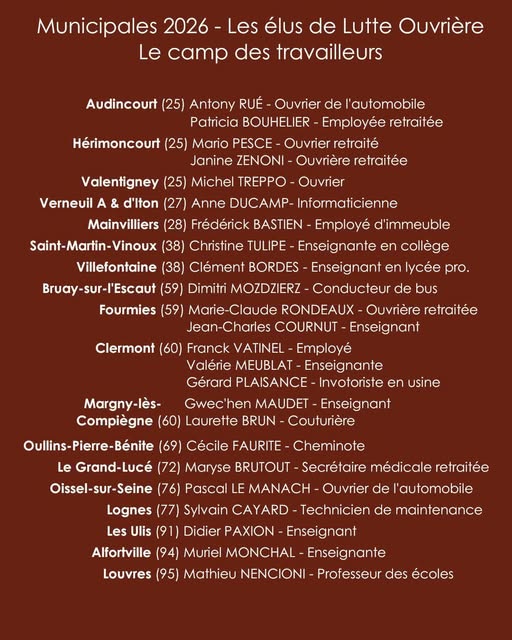 Elu(e)s de Lutte Ouvrière pour les Municipales 15 mars 2026.jpg