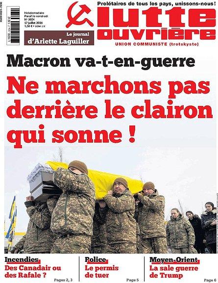 A la Une de Lutte Ouvrière [journal].jpg